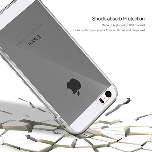 iPhone SE iPhone 5 5S Funda Leathlux Cover iPhone 5S Gel Silicona Carcasa Transparente TPU full Protecci n Delanteros y Traseros Case para iPhone SE iPhone 5 5S 4 0 reviews iPhone SE iPhone 5 5S Funda Leathlux Cover iPhone 5S Gel Silicona Carcasa Transparente TPU full Protecci n Delanteros y Traseros Case para iPhone SE iPhone 5 5S 4 0