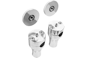 ‎BACEYONG Baceyong Motorrad Lenkererhöhungen Halterung Klemmen 25mm 1" für Motorrad Dirtbike ATV, 1" 25mm Lenker Riser Mount Klemmen Lenkererhöhungen, Billet Lenkerhalterung Klemmen Riser, Chrom