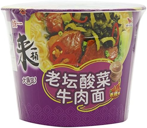Unif Bowl Instant Noodles - Artificial Beef with Sauerkraut 125g