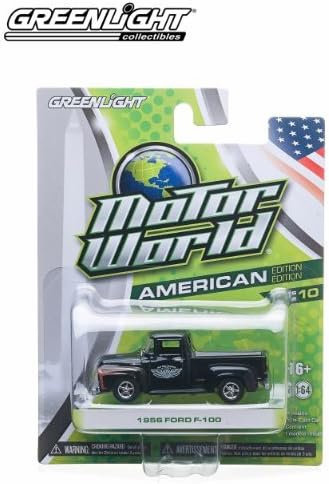 1956 Ford F-100 (Black) * 2014 Motor World * Series 10 American Edition 1:64 Scale Die-Cast Vehicle