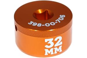 FOX Racing Shox Fork Topcap Socket Orange, 32mm, 3/8 Drive