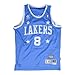 Produktbild Adidas Los Angeles Lakers Kobe Bryant # 8 Hardwood Classics Soul Swingman Youth Jersey – blau, unisex Kinder Mädchen Jungen, blau