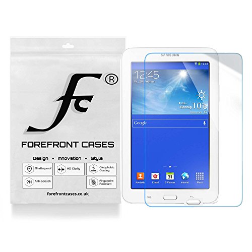 Forefront Cases® [HD KLARHEIT] Gehärtetes Glas Bildschirm Schutz Protektor Folie für Samsung Galaxy Tab 3 Lite 7.0 SM-T110 [ULTRA DÜNN nur 0.3mm]