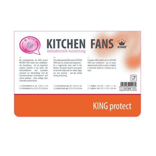 King B4430O Schneidebretter 3-teilig, orange - 2
