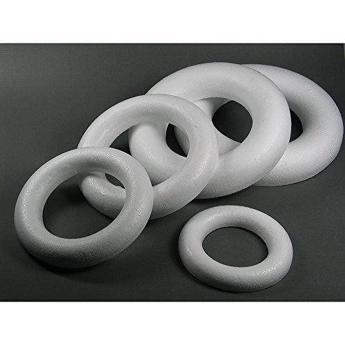 Preisvergleich Produktbild 10 Styropor-Halbringe Römer 20cm Durchmesser