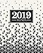 Produktbild Agenda 2019: 19x23cm: Agenda 2019 settimanale italiano: Triangoli astratti in bianco e nero 7276