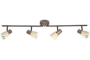 BRILLIANT lampe Luca spot tube 4flg vieux cuivre/champagne | 4x R50, E14, 40W, adapté aux lampes à réflecteur (non incluses) | Échelle A ++ à E | Bras pivotant/tête pivotante