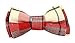 Produktbild Baby Jungen Kinderfliege Fliege kariert Elegant (Rot-Creme)
