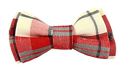 Preisvergleich Produktbild Baby Jungen Kinderfliege Fliege kariert Elegant (Rot-Creme)