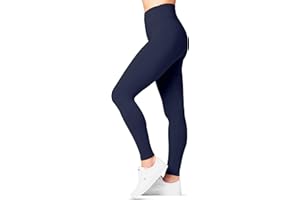 SATINA High Waisted Leggings for Women - Ladies Stretchy Gym and Yoga Leggings, Women's Workout Pants for Comfortable All Day Wear