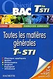 Image de Toutes les matières générales Tle STI