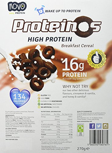 Novo Proteinos - Chocolate (Box of Cereal, 270 grams) - Protein Cereal - Image 5