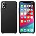 Price comparison product image IPhone XS Max Case, Sansee Original Leather Genuine Back Case Luxury Cover For Apple IPhone XS Max (Black)