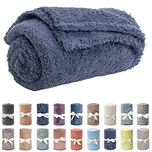 Baby Blanket or Pet Blanket, Comfy Soft Warm Blankets for Baby Girls and Boys, Dog and Cat, Plush Fleece Throw Blankets for Sofa, Couch, Travel and Camping (Sherpa 40