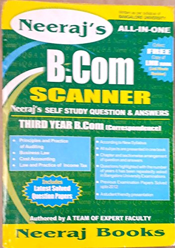 Buy Neeraj's B.Com Scanner All in One for Third Year Book Online at ...