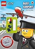  LEGO CITY: Busy Airport Activity Book with minifigure
