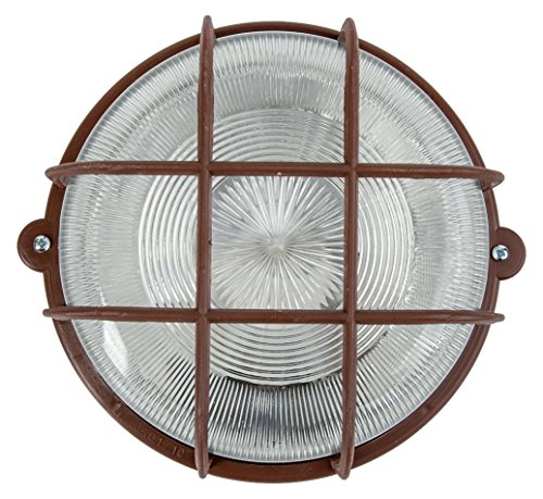 Blass Elektro Rundarmatur 100 W im Kunststoffkorb braun, 85101