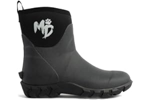 Mud Dogs RUTLAND SHORT Mens Womens Unisex Waterproof Dog Walking Neoprene Ankle Wellington Boots