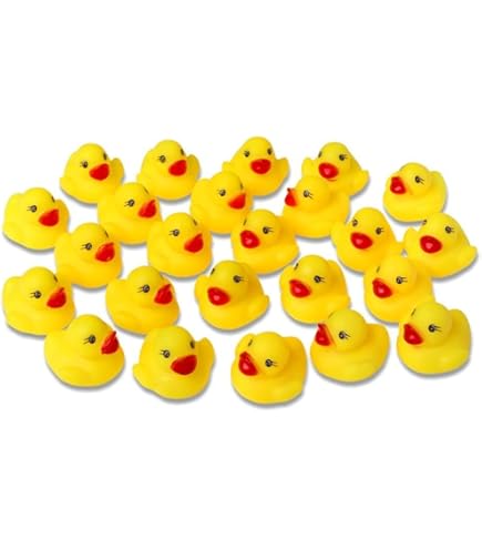Happium Mummie-eend, mini-rubberen eenden, verpakking met 10 gele eenden, stridules, badspeelgoed voor kinderen, badspeelgoed voor kinderen, zomerspelletjes voor kinderen (editie voor kinderen Happium Mummie-eend, mini-rubberen eenden, verpakking met 10 gele eenden, stridules, badspeelgoed voor kinderen, badspeelgoed voor kinderen, zomerspelletjes voor kinderen (editie voor kinderen
