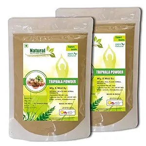 Natural Health and Herbal Products 100% Natural Triphala (Amla, Harad, Baheda) Powder, 227 g (Pack of 2)