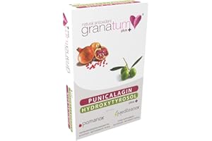 ‎NATURAL ANTIOXIDANT GRANATUMPLUS+ Granatum Plus | Punicalagin Hydroxytyrosol Plus | Pomanox | Mediteanox | Granatapfel Extrakt | Olive Extrakt| Nahrungsergänzungsmittel | (1 Schachteln mit 60 Kapseln)