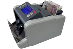 Cashtec CT800 High Precision Advanced Counterfeit Detection with Mixed Note Counting, Value Count and Denomination Sorting