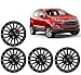Auto Pearl-Premium Quality Car Full Black Wheel Cover Caps Black 15 inches Press Type Fitting For -Ford Ecosport RS.1599.00