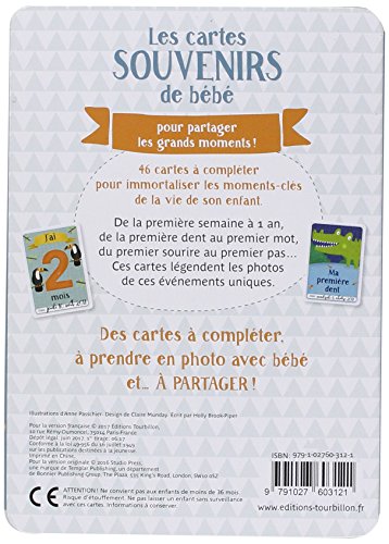 Book's Cover of Les cartes souvenirs de bébé