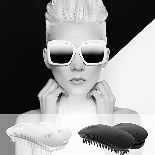 ikoo home – black – Haarbürste für lange Haare - 5
