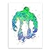 Produktbild baodanla (Kein Rahmen) lichtkunst aquarell Poster 6 malerei Kern 50 * 70 cm