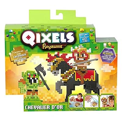 Asmokids Kanaï Kids - KK87130 - Kit de Création - Qixels Royaume - Thème Chevaliers