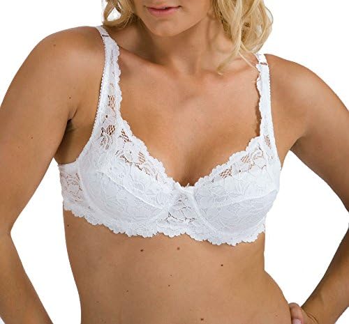 Daniel Axel Ladies Black & White Under Wired Lace Bra