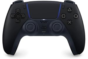Sony, Manette PlayStation 5 officielle DualSense, Sans fil, Batterie rechargeable, Bluetooth, Compatible avec PS5 et PC, Couleur : Midnight Black