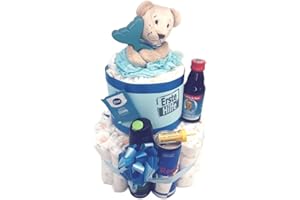 WINDELZAUBEREI Windeltorte Papa | SOS - Hilfe für Papa | Baby Geschenk zur Geburt für Papa & Baby