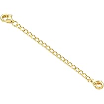 BEBEWO 14kt Massief Gouden Ketting Verlenger - 1/2/3 Inch Kreeftsluiting (Geel/Wit Goud)