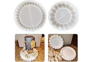 Maygone 2 Stile Bubble Tray Form Untersetzer Silikonform Harz Gießform Beton Zement Bastelformen