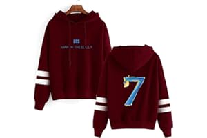 Abluewhale Bangtan Boys Musikfans BTS Pullover süßer Kapuzenpullover Herbst Hoodies Kpop Map of Soul 7
