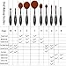 Oval Make Up Brushes , Start Makers 10 Piece Oval Brush Set with Beauty Blender - Soft Synthetic Makeup Brushes Kit, Perfect for Powder Cream Foundation Mineral