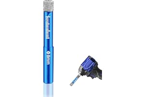 XYZDOUBLE Foret Carrelage 8mm Forets Mèches Diamant pour Verre Carrelage Céramique Marbre Porcelaine Fonctionne Avec Toutes Les Perceuses électriques et Meuleuses