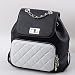 Produktbild sprnb Schultertasche aus Leder, weiblichen Layer Leder, Multifunktionsdrucker, Schwarz und Weiß