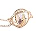 Price comparison product image Harry Potter: Hermione Gold Plated Time Turner Necklace with Hourglass