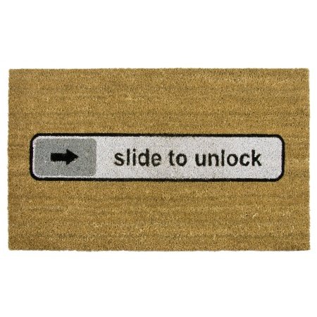 Preisvergleich Produktbild Fußmatte Slide to unlock