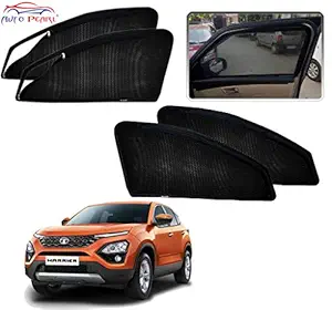 Auto Pearl Zipper Magnetic Sun Shades Car Curtain for - Harrier 2019 Set of 4 Pcs