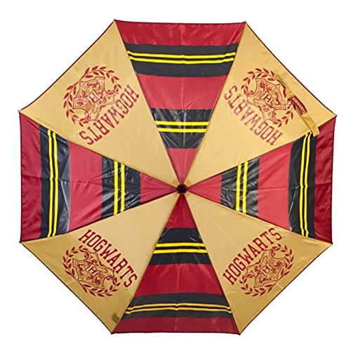 Preisvergleich Produktbild Offiziell lizenzierte Harry Potter Hogwarts Crest Compact Regenschirm