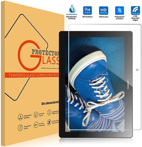 Lenovo TAB 2 A10-30F Screen Protector, Vikoo 9H Hardness 2.5D Ultra-thin Anti-Scratch HD Clear Ballistic Tempered Glass Screen Protector for Lenovo TAB 2 A10-30F
