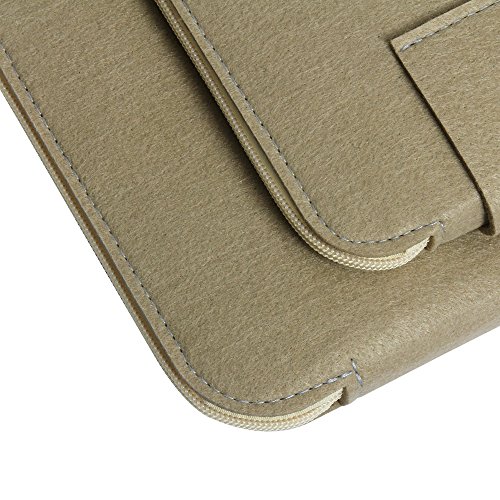 Sidiou Gruppe Mode Laptop Tasche Tablet PC Paket Laptop-Hülle wasserdichtes Gewebe Tasche Mode Laptop Tasche Tablet PC Paket Laptop-Hülle wasserdichtes Gewebe Tasche (17 Zoll, khaki) - 6