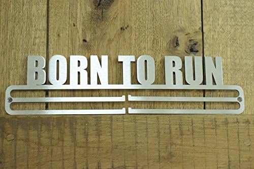 Medal Hanger Display 'Born To Run' Stainless Steel 2.0