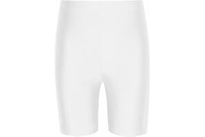 KIKFIT Ladies Cycling Shorts Shiny Nylon Dancing Running Gym Workout Active Women Casual Wear Yoga Shorts