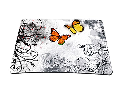 LUXBURG COMPUTER MOUSEPAD MOUSE MAT MICE PAD - BUTTERFLIES IN THE WHITE