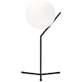 Flos IC T1 High - Lampada da tavolo in acciaio, 60 W, nero, 321 x 200 x 530 mm